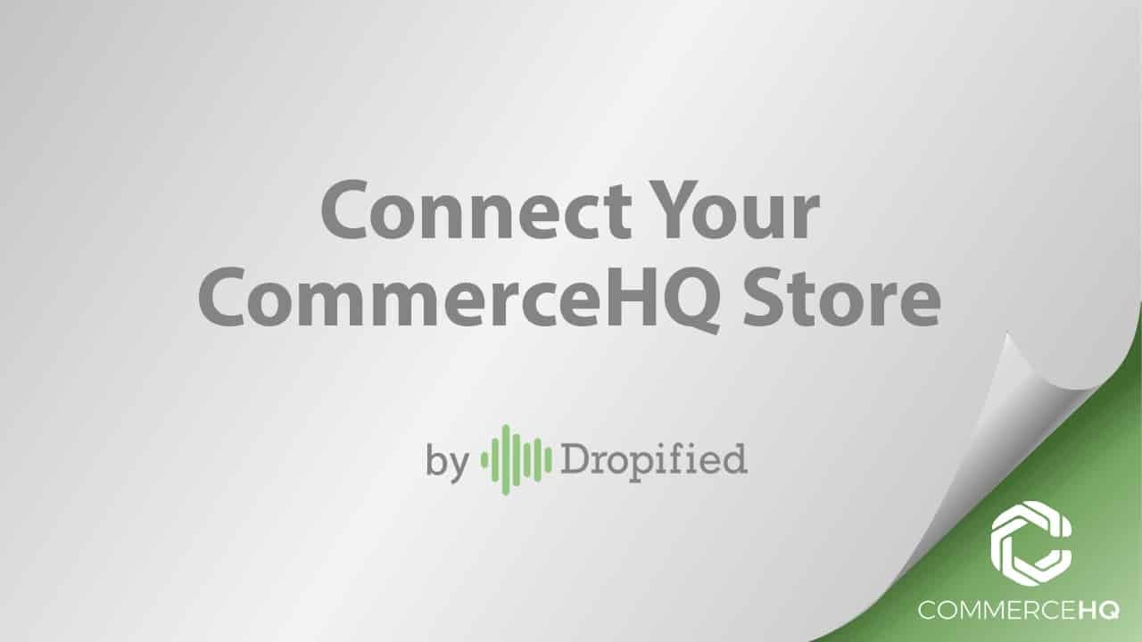 onnect your commercehq store