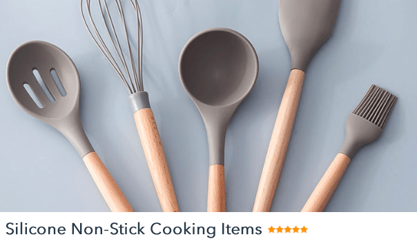 Dropship Set Of 4 Silicone Measuring Spoon Non-Stick Baking Spoon
