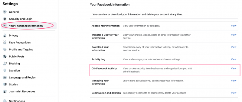 Step 2: Clear Your Facebook AD Data