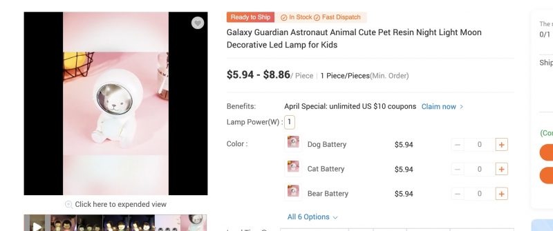 Sourcing a facebook product on Ali-Express