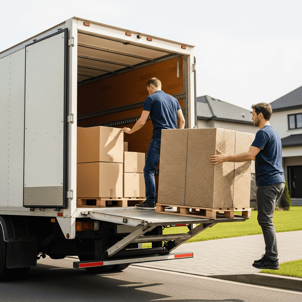 LTL freight delivery of bulky dropshipping products to residential customer address