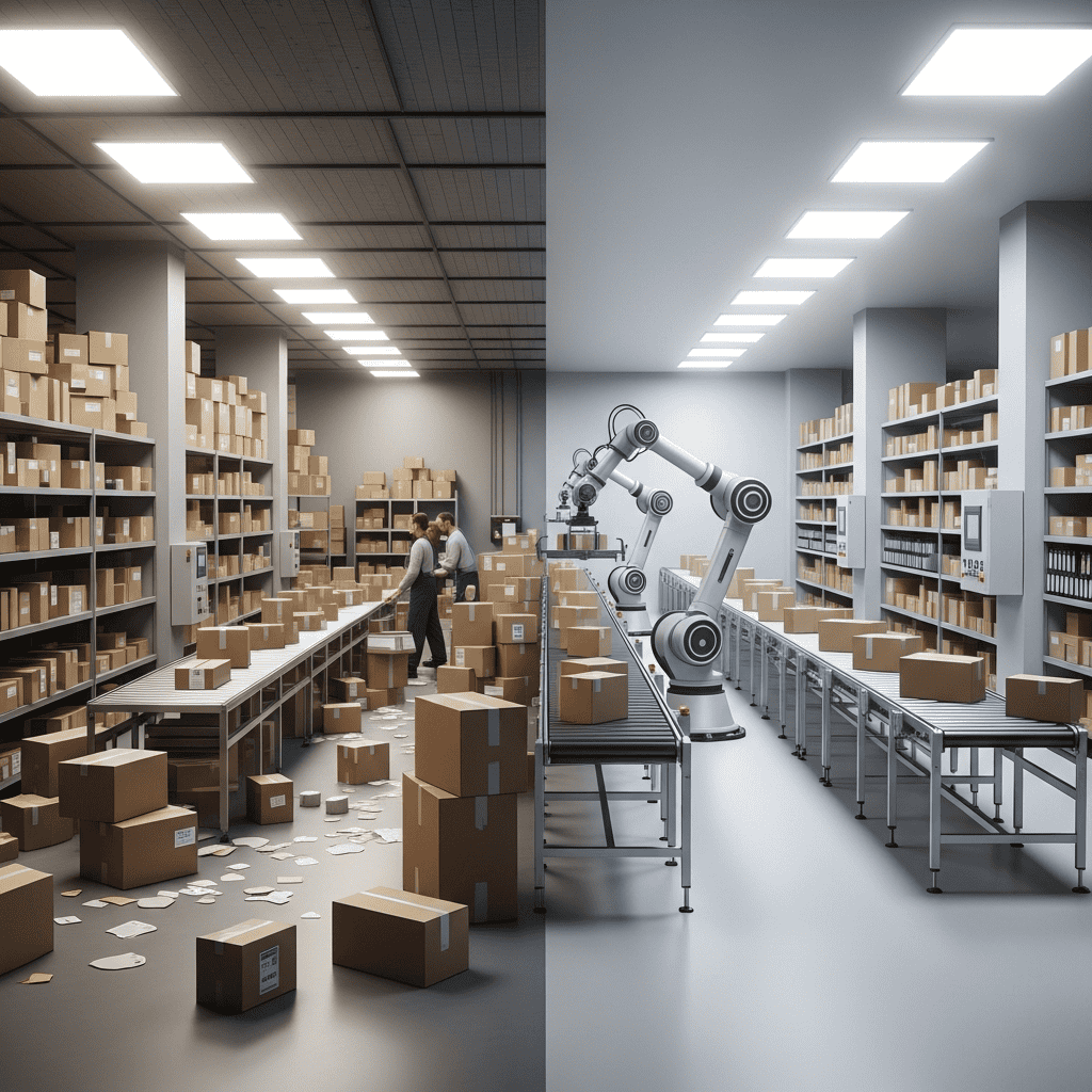 dropshipping fulfillment comparison organized versus chaotic order management process