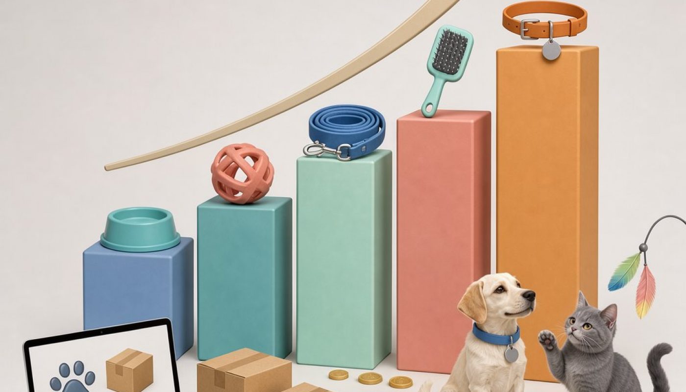 pet products dropshipping market growth chart 2026 accessories revenue