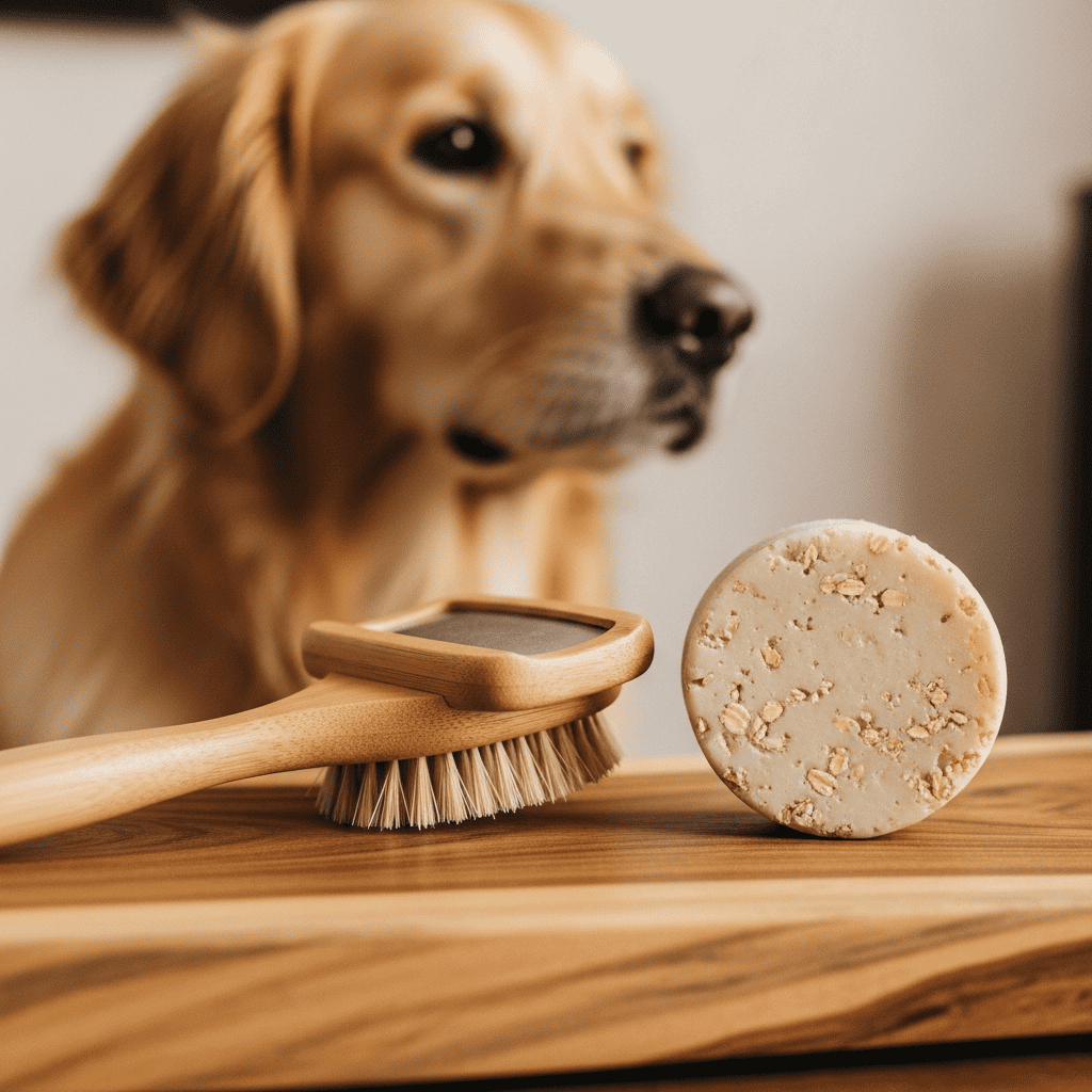 eco-friendly pet grooming tools bamboo brush sustainable dropshipping supplies