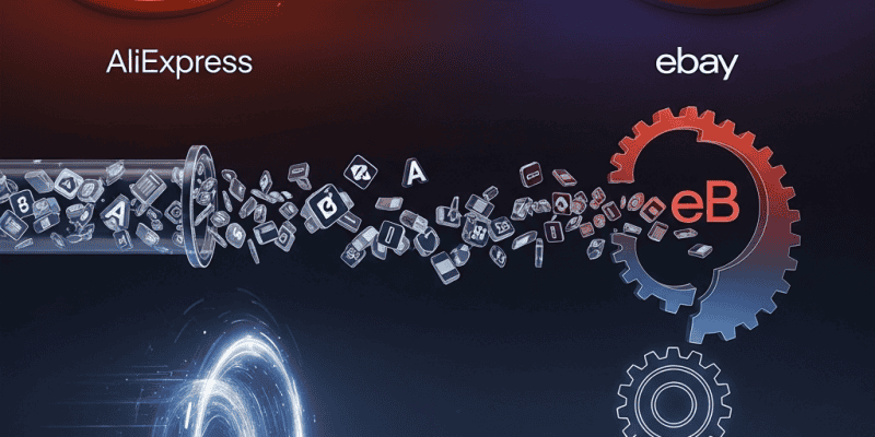 Dropified platform connecting eBay and AliExpress for seamless dropshipping.