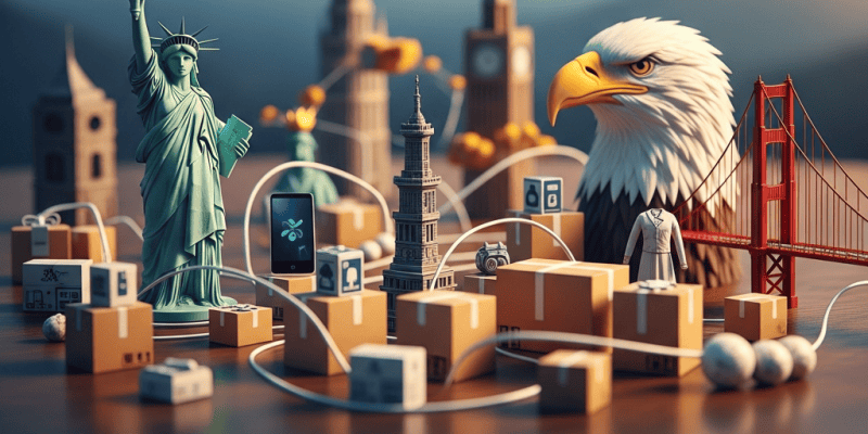 Dropshipping suppliers in the USA with logistics and shipping solutions.