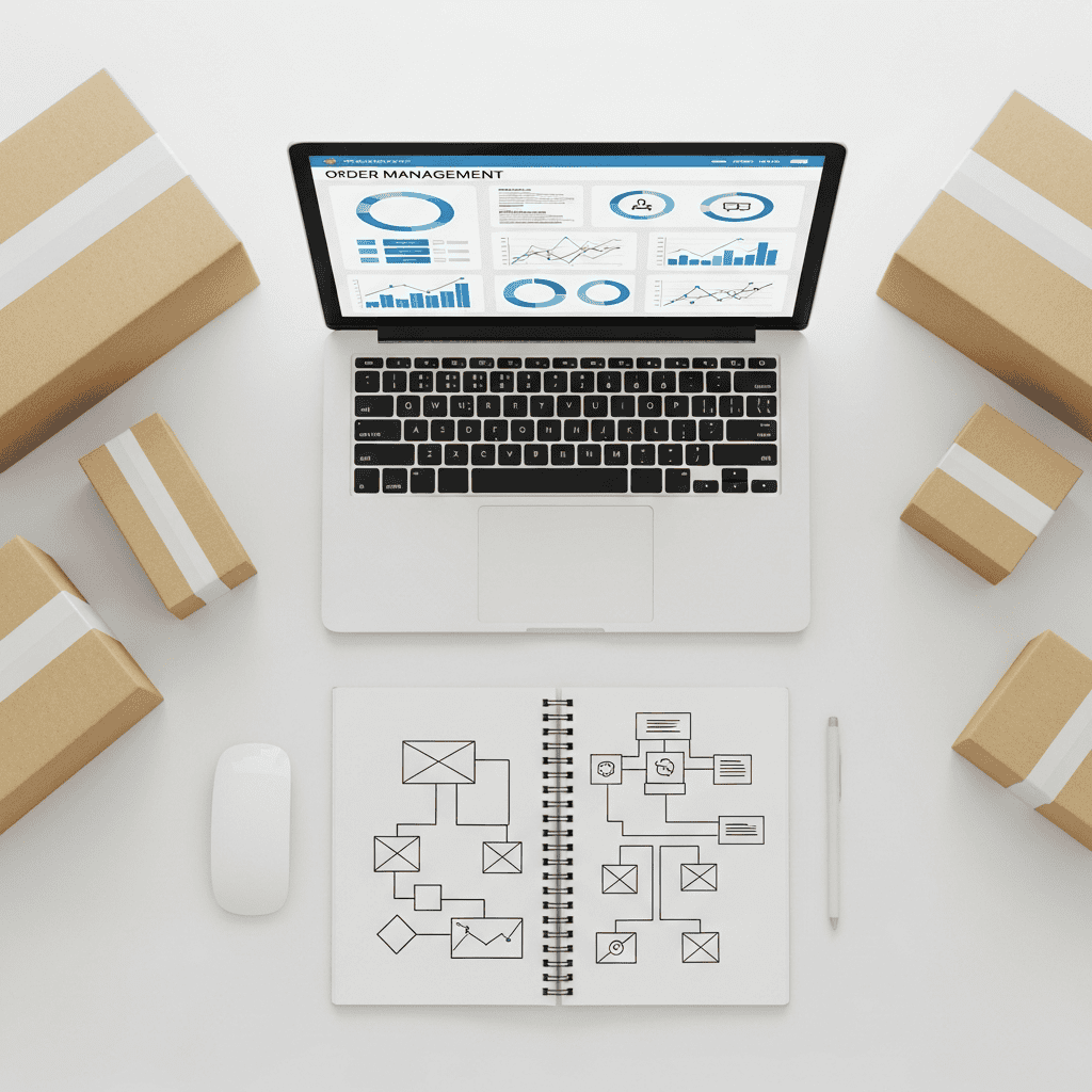 dropshipping self-healing supply chain setup with order management and multi-supplier planning