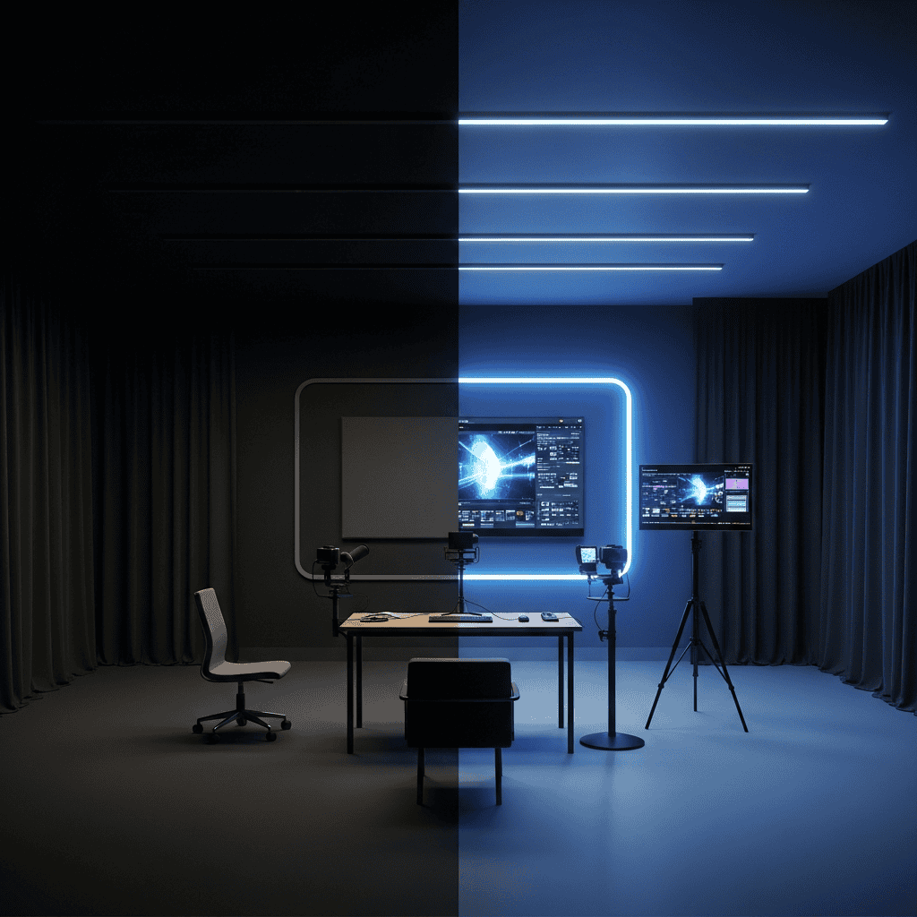 comparison human versus ai automated tiktok live stream setup for dropshipping