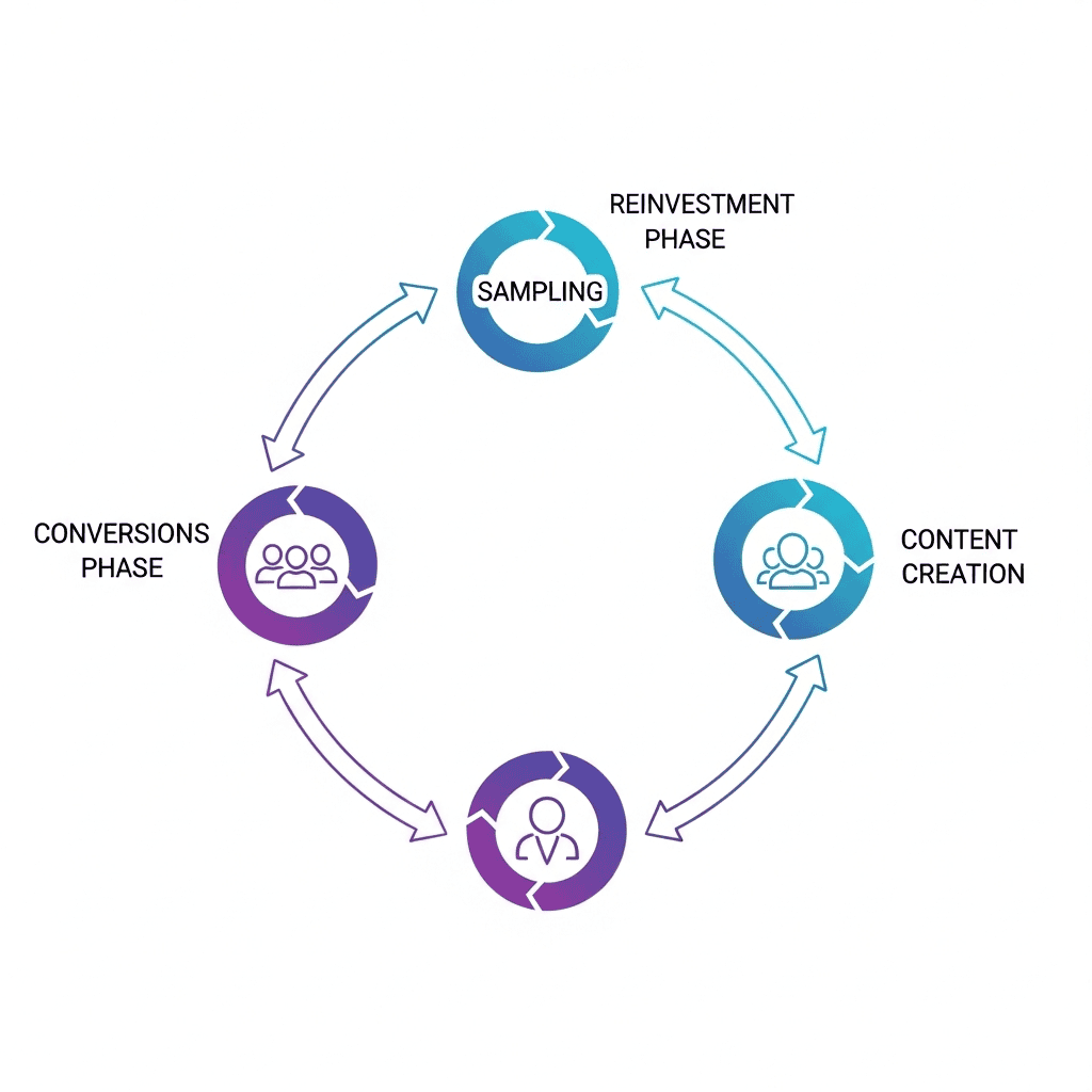 TikTok Shop affiliate marketing flywheel for sustainable dropshipping growth