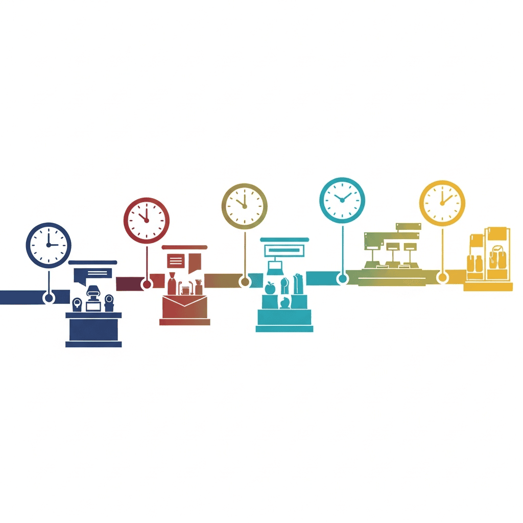 TikTok live shopping event timeline structure for dropshipping sellers