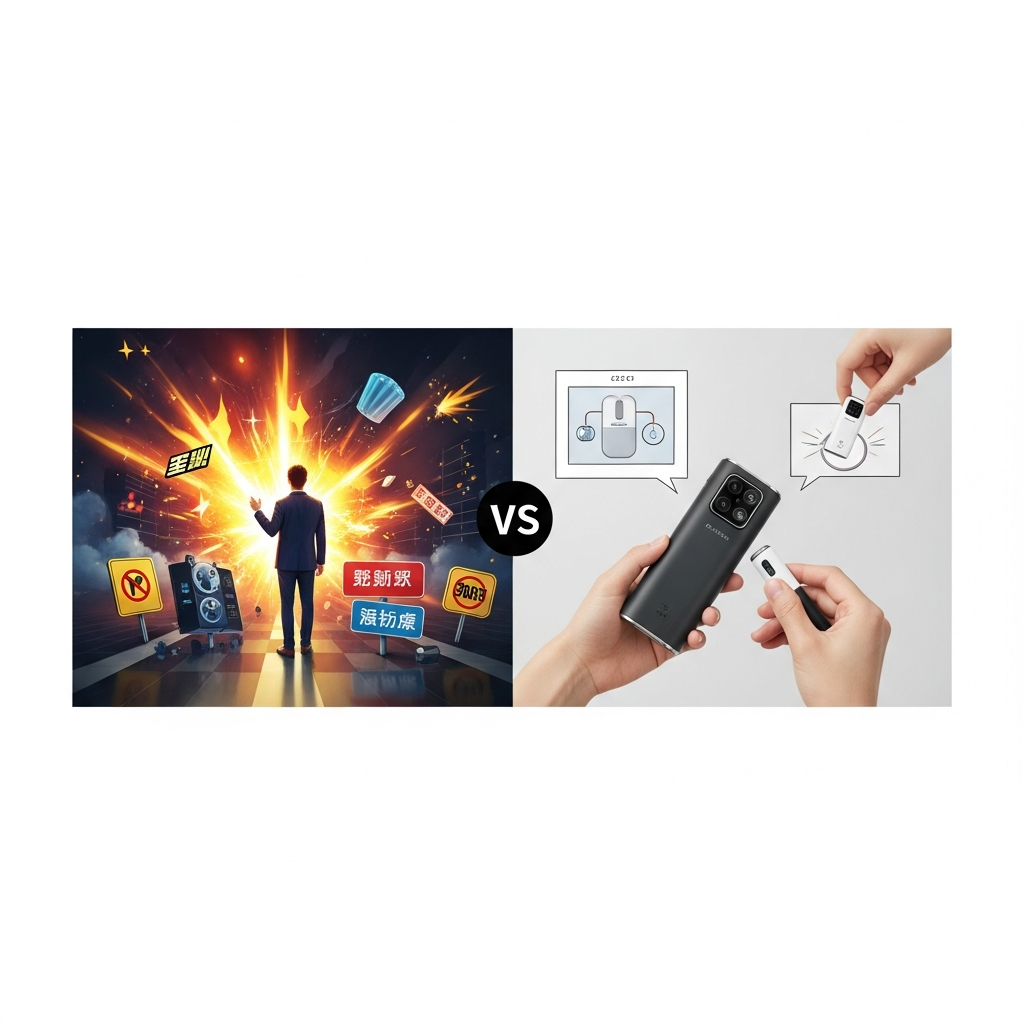 viral gimmick content versus substance first product demonstration comparison
