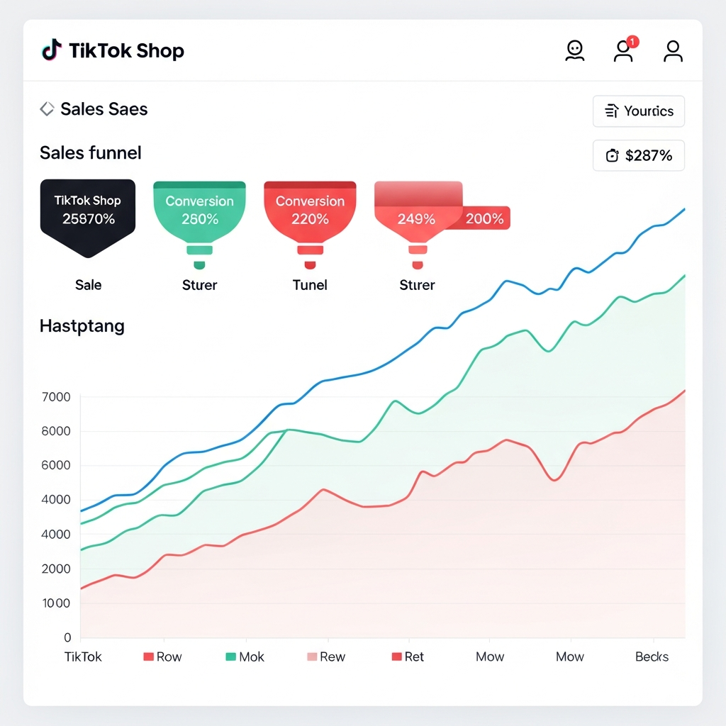 TikTok Shop protein product analytics dashboard tracking marketing performance