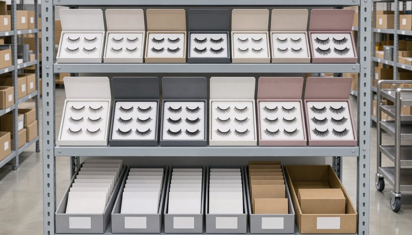 magnetic eyelash inventory management for dropshipping fulfillment center