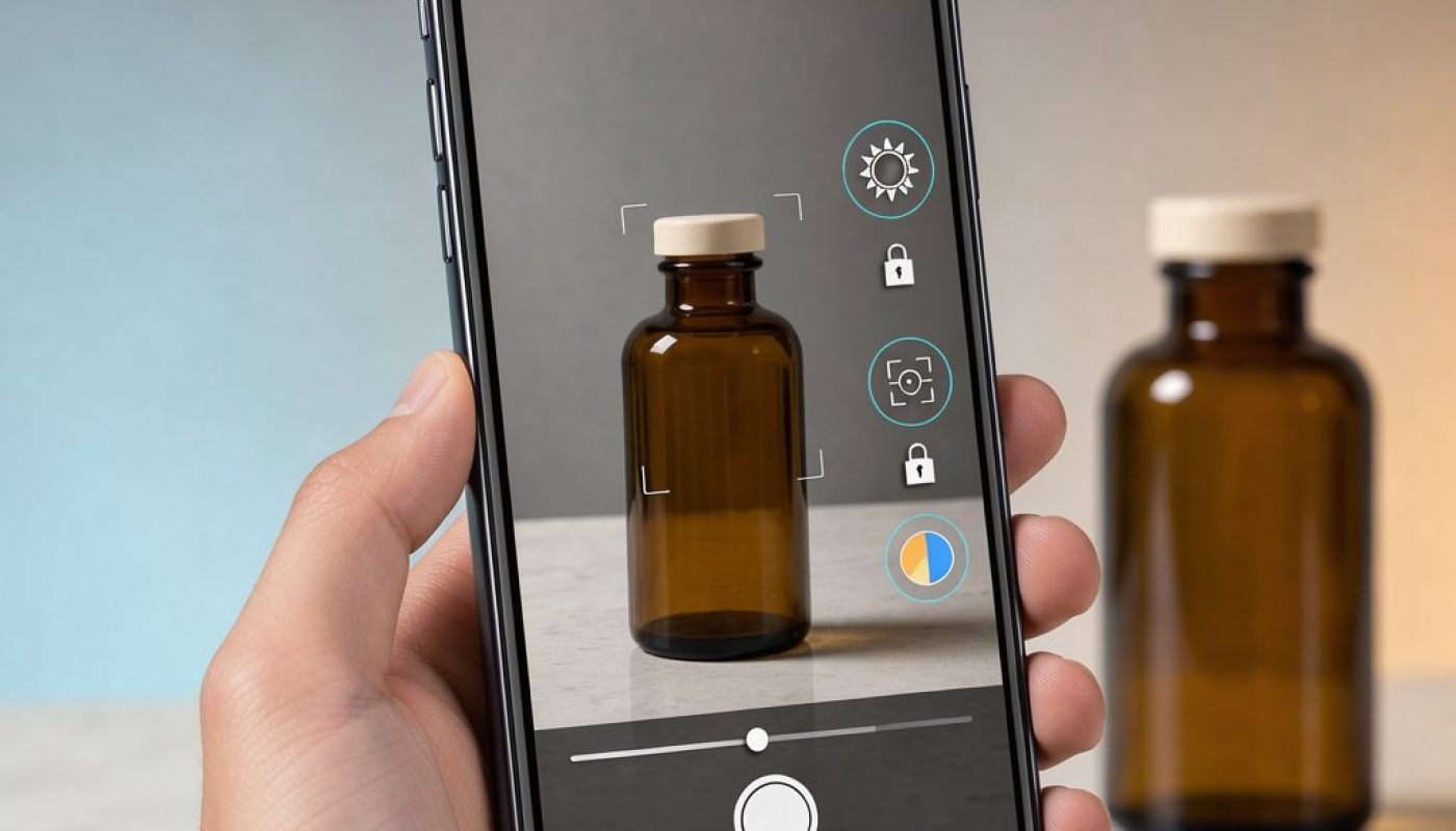 smartphone camera manual settings for TikTok Shop professional product demos