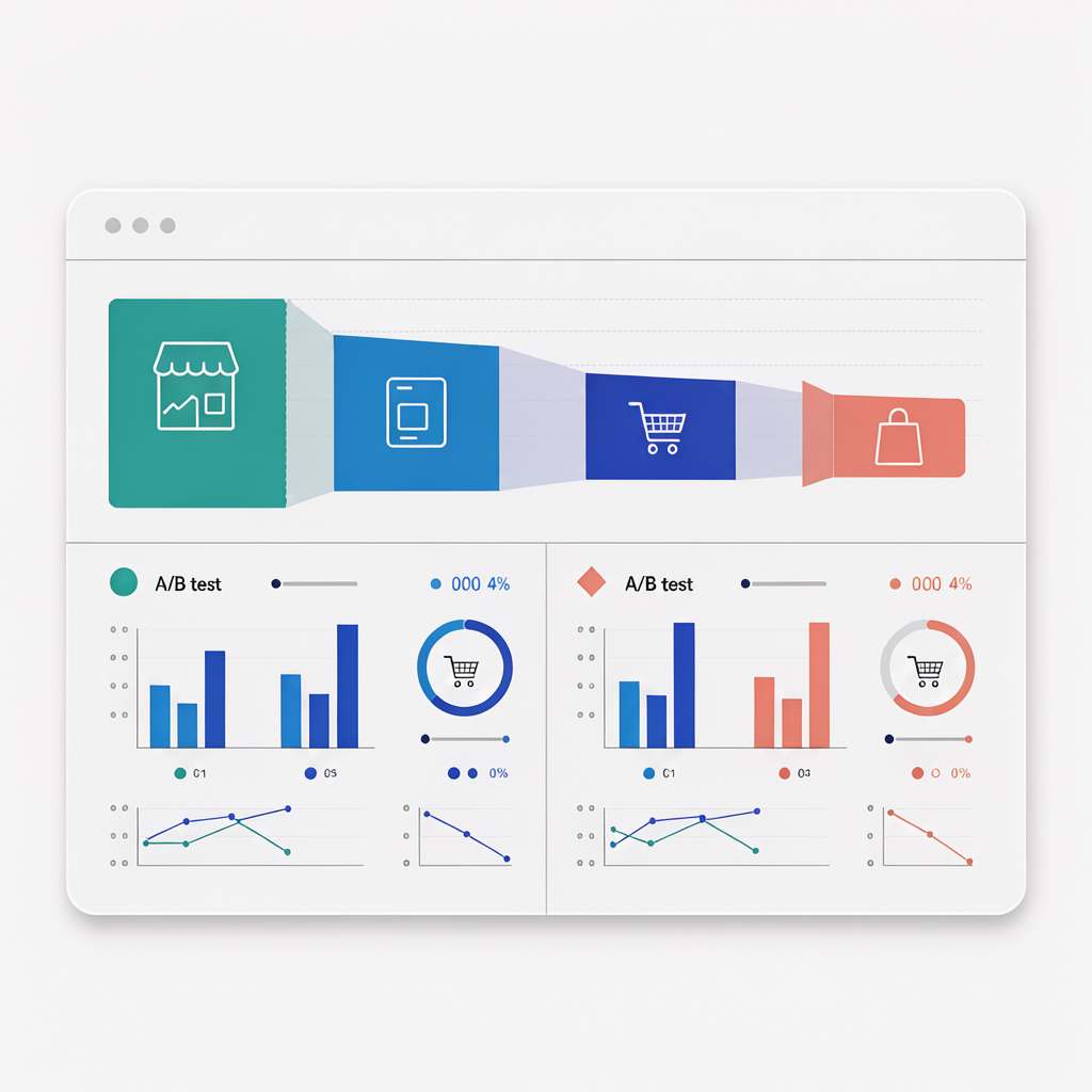 tiktok shop conversion rate analytics dashboard add to cart optimization metrics