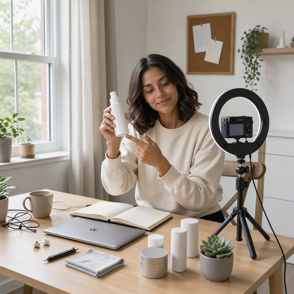 strategic imperfect aesthetic filming technique natural lighting TikTok Shop
